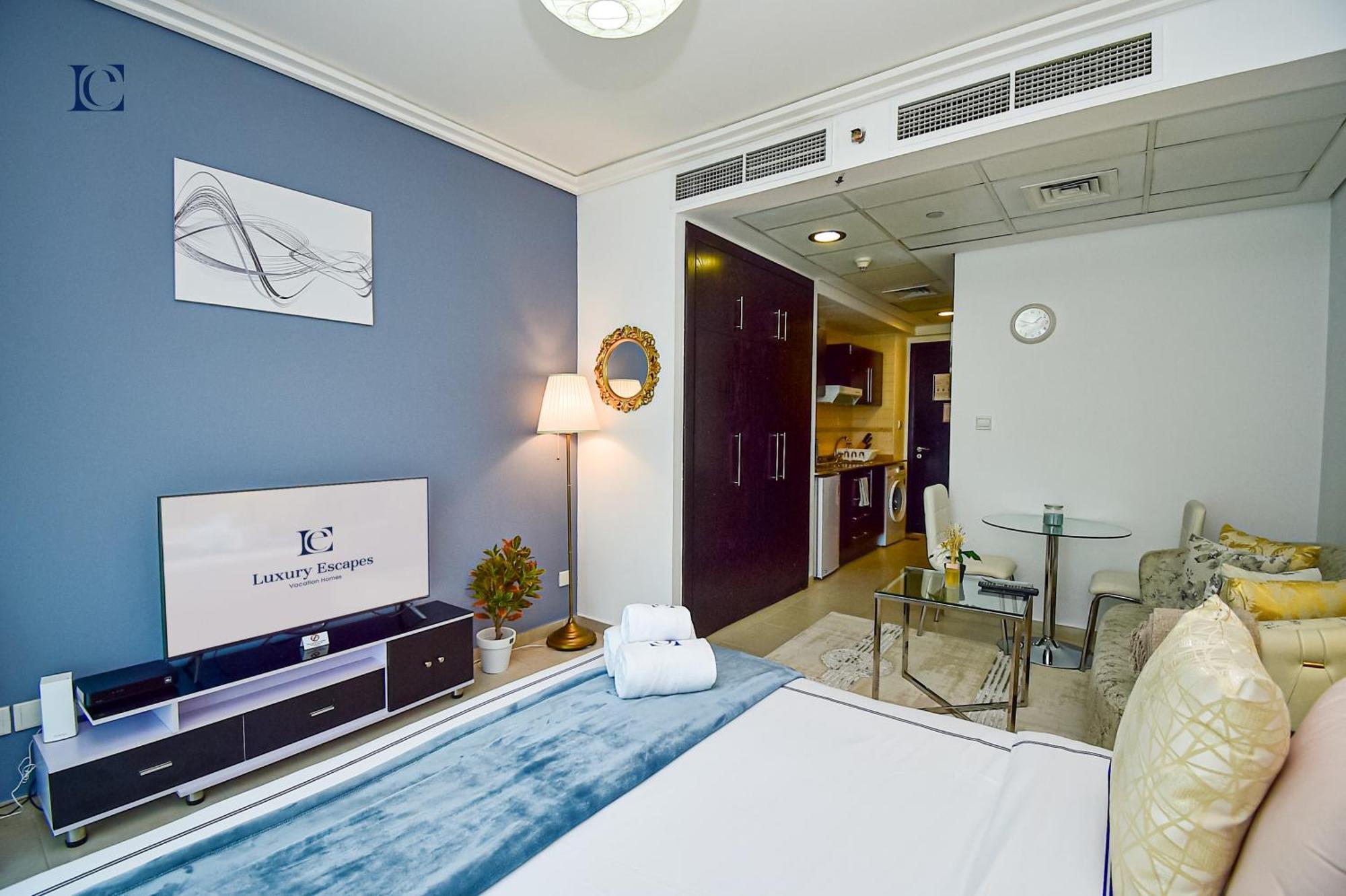Brand New Studio Apt - Near Jlt Metro Dubaj Kültér fotó